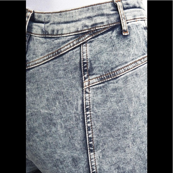 Free People Riley Seamed Skinny Jeans - Picture 3 of 3